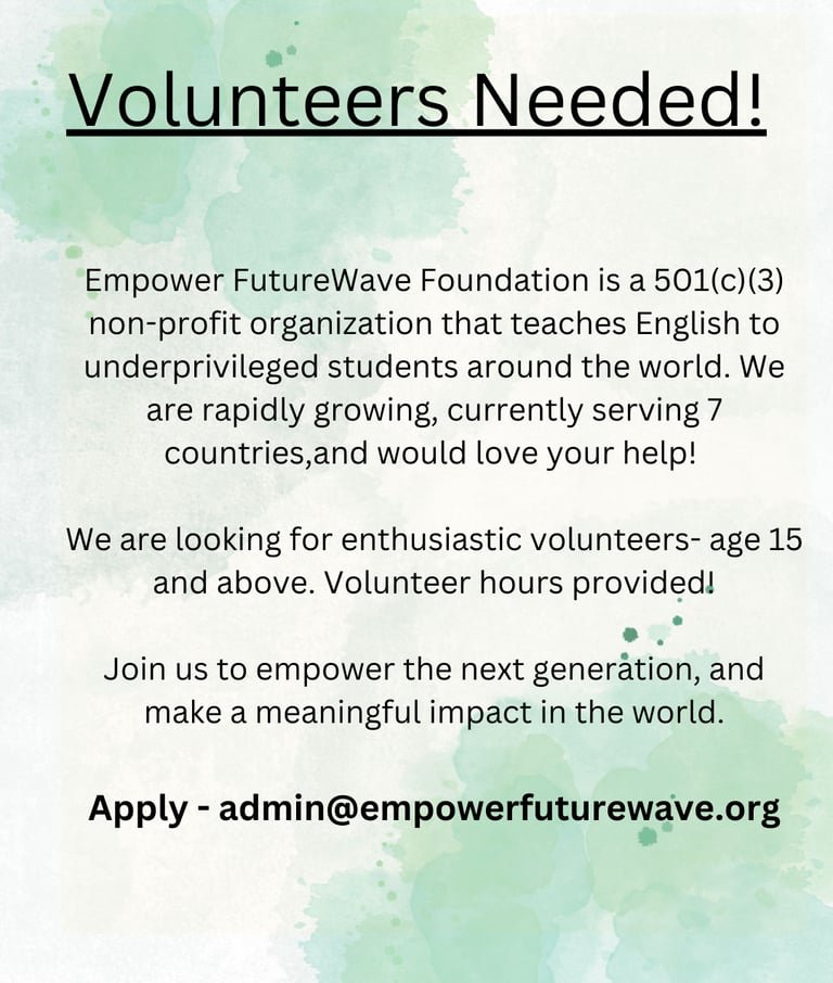 Volunteers making a difference